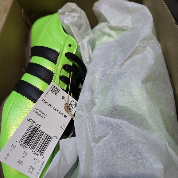 adidas Tokyo Decon Solar Green JQ2155 Sneakers Women's Size 9 NEW!💚 - Picture 10 of 11